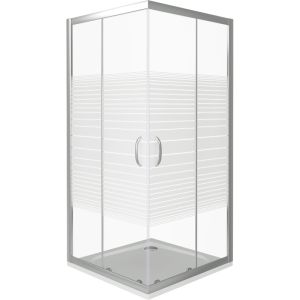 Душевой уголок Good Door Infinity CR -100-G-CH стекло матовое