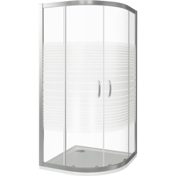 Душевой уголок Good Door Infinity R-80-G-CH стекло матовое