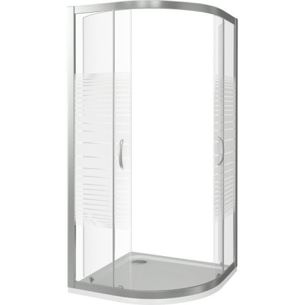 Душевой уголок Good Door Infinity R-80-G-CH стекло матовое