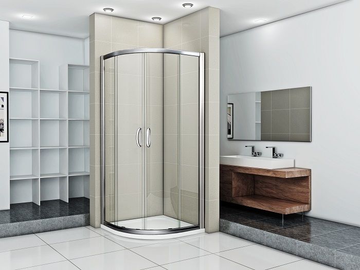 Душевой уголок Good Door Infinity R-80-G-CH стекло матовое