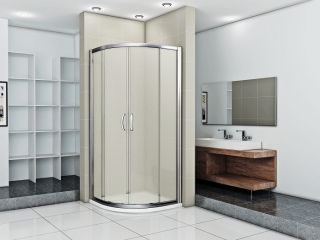 Душевой уголок Good Door Infinity R-80-G-CH стекло матовое