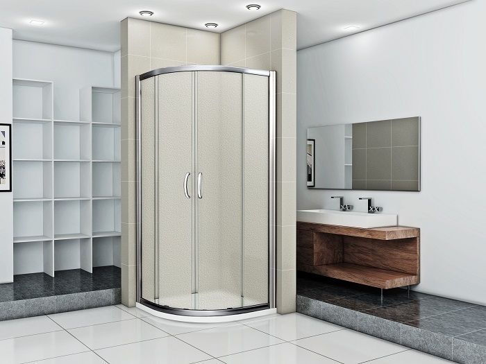 Душевой уголок Good Door Infinity R-80-G-CH стекло матовое