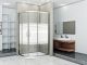 Душевой уголок Good Door Infinity  R-120-G-CH стекло матовое