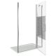 Душевая дверь Good Door Fantasy WTW-110-F-CH стекло прозрачное с зеркальным рисунком Фэнтази