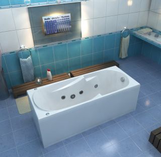 Акриловая ванна Bas Нептун Standart 170x70 Акриловая ванна Bas Нептун Standart 170x70