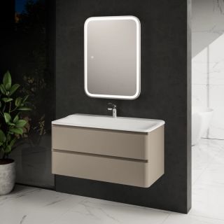 Тумба под раковину AQUAme S4 AQM900410BG 100 см бежевый