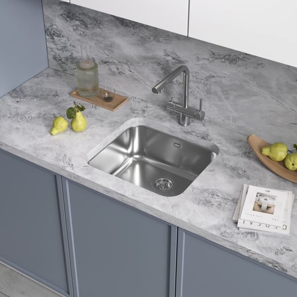 Мойка кухонная Reflexion Orta 49-SS RX2449SS полированная сталь