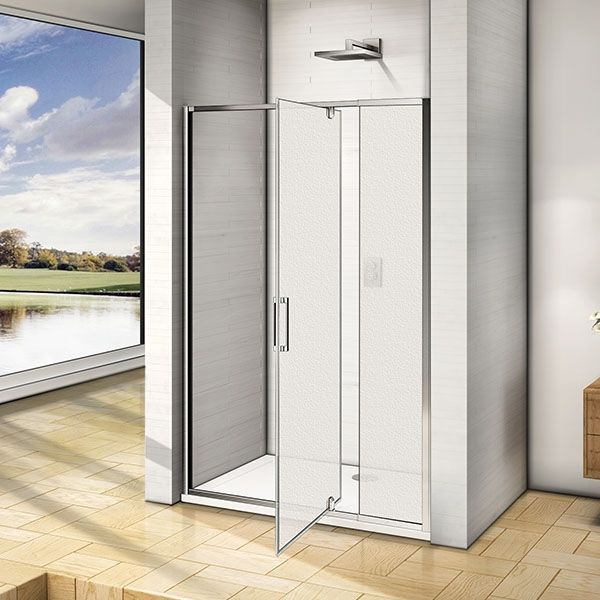 Душевая дверь Good Door Orion WTW - PD-130-С-CH стекло прозрачное