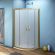 Душевой уголок Good Door Jazze R-80-G-BR стекло матовое Душевой уголок Good Door Jazze R-80-G-BR стекло матовое