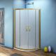 Душевой уголок Good Door Jazze R-80-G-BR стекло матовое Душевой уголок Good Door Jazze R-80-G-BR стекло матовое