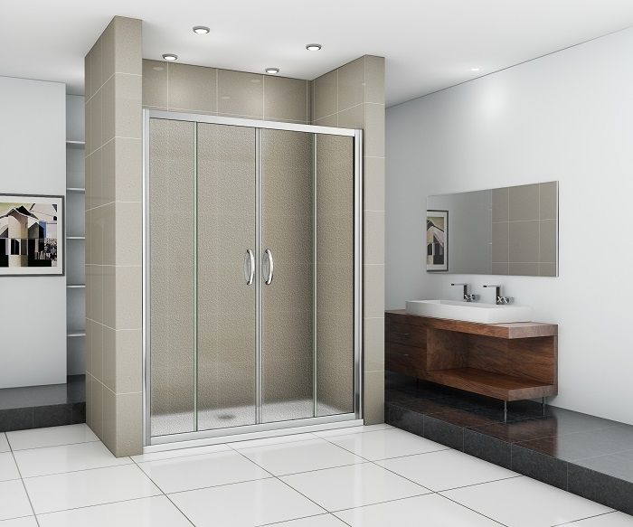 Душевая дверь в нишу Good Door Infinity WTW-TD-150-G-CH стекло матовое