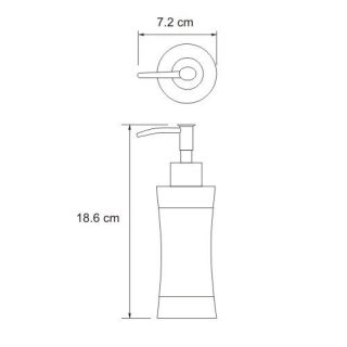 Wasserkraft Wern K-7599 Дозатор для жидкого мыла 260 ml