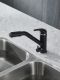 Смеситель для кухни Paulmark Hessen He213017-418 чёрный металлик Смеситель для кухни Paulmark Hessen He213017-418 чёрный металлик