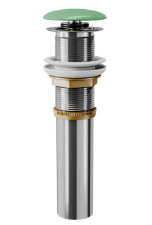 Донный клапан для раковины D&K DC9012 зелёный матовый Донный клапан для раковины D&K DC9012 зелёный матовый