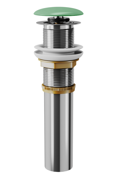 Донный клапан для раковины D&K DC9012 зелёный матовый