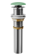 Донный клапан для раковины D&K DC9012 зелёный матовый