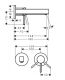Смеситель Hansgrohe Finoris 76051670  для раковины Смеситель Hansgrohe Finoris 76051670  для раковины