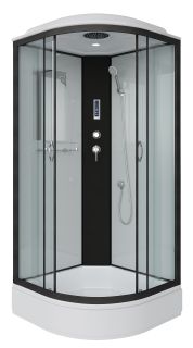 Душевая кабина Niagara NG-6701-14P 90x90см чёрный/прозрачное