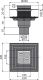 Сливной трап AlcaPlast APV2324
