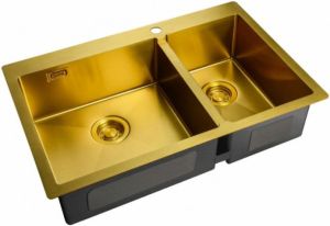Мойка кухонная Zorg Light BRONZE ZL R 780-2-510-L BRONZE