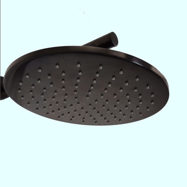 Верхний душ Paini 50PZ759TT25 25см чёрный матовый