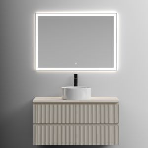 Столешница для ванной комнаты Sancos TT100A2X 100см с отверстием под смеситель kreman