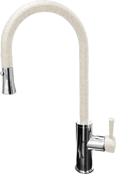 Смеситель для кухни GranFest  7652 белый