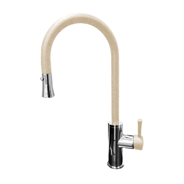 Смеситель для кухни GranFest  7652 кашемир