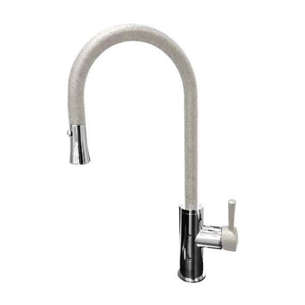 Смеситель для кухни GranFest  7652 серый