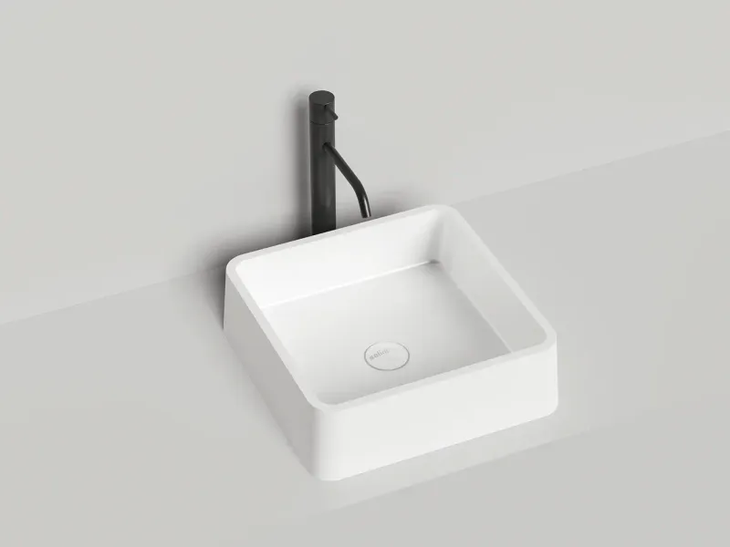 Накладная раковина Salini Gloria 02 S-Stone 1102202M 42см белый матовый Накладная раковина Salini Gloria 02 S-Stone 1102202M 42см белый матовый