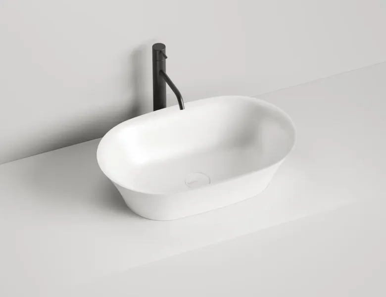 Накладная раковина Salini Mona S-Sense 110811GRH 60см RAL снаружи