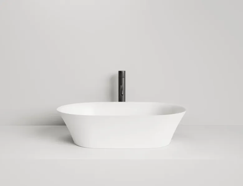 Накладная раковина Salini Mona S-Stone 110821MRH 60см RAL снаружи