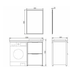 Comforty Зеркало Лозанна 00-00009575