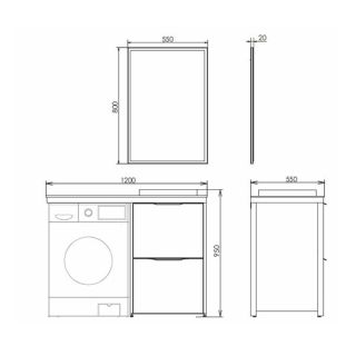 Comforty Зеркало Лозанна 00-00009575 Comforty Зеркало Лозанна 00-00009575
