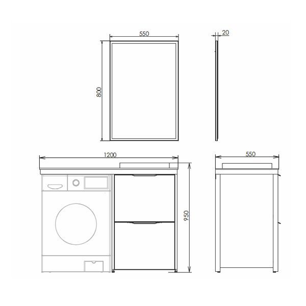 Comforty Зеркало Лозанна 00-00009575