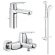 Комплект смесителей Grohe Eurosmart Cosmopolitan 1000179 хром