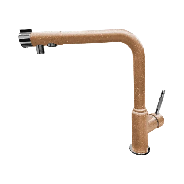 Смеситель для кухни GranFest 7671 терракот