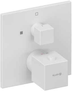 Термостат для душа Kludi Decus 548855375 белый матовый