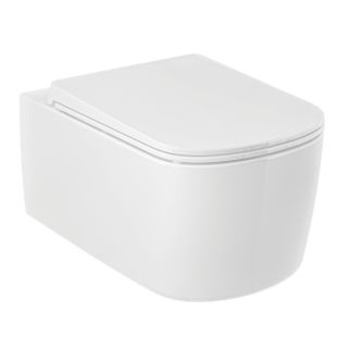 Подвесной унитаз Kludi Resa S 27WCW0143 безободковый белый