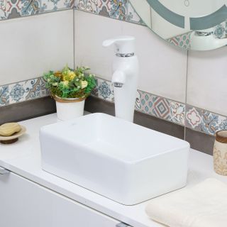 Накладная раковина Melana 320319-805 36см белый Накладная раковина Melana 320319-805 36см белый
