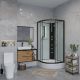 Душевая кабина Niagara NG-6701-14BKTG с гидромассажем 90x90см чёрный/прозрачное