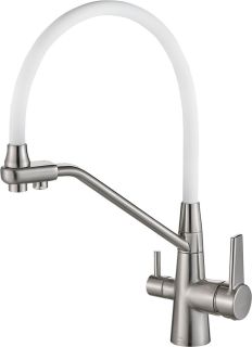 Смеситель для кухни ZORG Steel Hammer SH 903-8 SATIN Смеситель для кухни ZORG Steel Hammer SH 903-8 SATIN