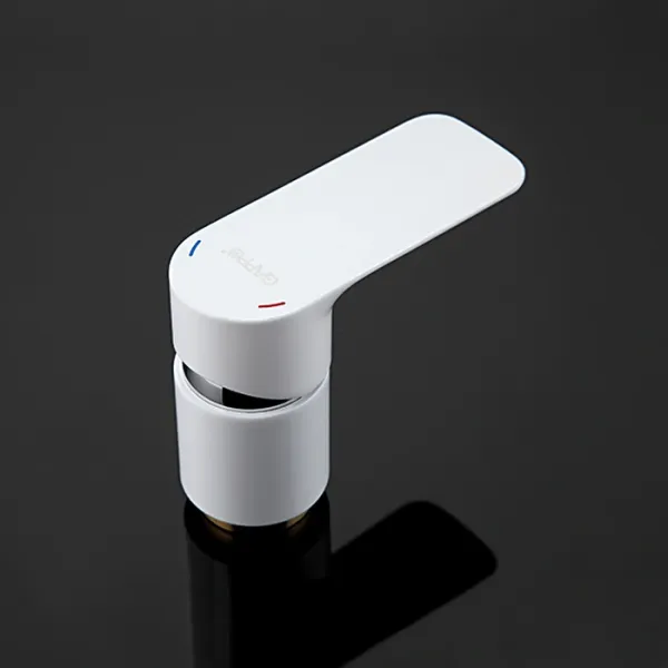 Смеситель на борт ванны Gappo G1148-8 белый/хором