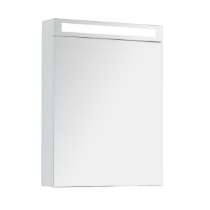 Зеркальный шкаф Dreja.Rus MAX 60с LED-освещением, белый глянец