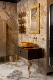 Консоль Armadi Art LUCIDO 100 см Бронзированный коричневый 304005