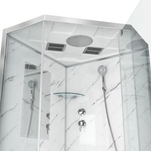 Душевая кабина Niagara Luxe NG-7702DM 100x100 см Мрамор