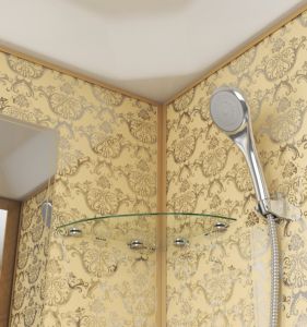 Душевая кабина Niagara Luxe NG-7702G 100x100 см золото