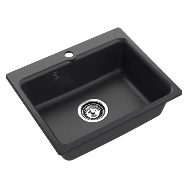 Мойка кухонная Reflexion Optima 52-BL RX0952BL черный