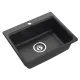 Мойка кухонная Reflexion Optima 52-BL RX0952BL черный