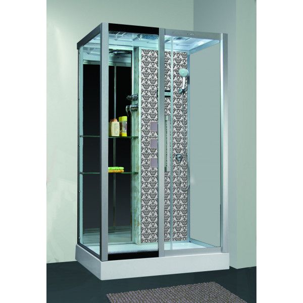 Душевая кабина Niagara Lux NG-7713WL серебристый матовый